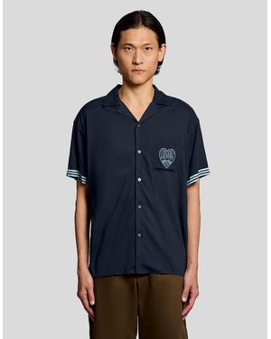 Lyle & Scott Short Sleeve Laundry Logo Shirt - Blue