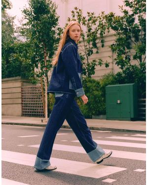 OMNES Portland Contrast Raw Denim Jean - Green