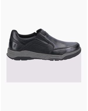 Hush Puppies Fletcher Memory Foam Slip On Shoes - Black