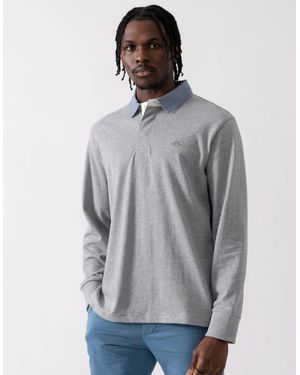 GANT Regular Fit Chambray Heavy Rugger - Grey