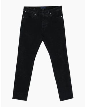 Stone Island Stretch Denim Rinsed Slim Jeans - Black