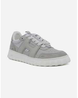 Ami Paris Leather Walk Trainers - Grey