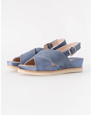 Elia B Adela Cruce Sandal - Blue