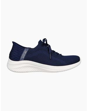 Skechers Ladies Ultra Flex 3.0 - Blue