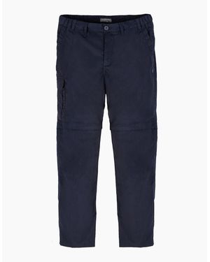 Craghoppers Expert Kiwi Convertible Tailored Cargo Trousers - Blue