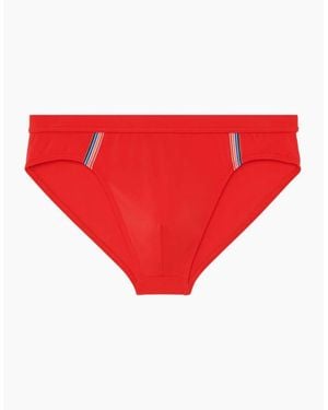 Hom Nautical Cup Swim Mini Briefs - Red