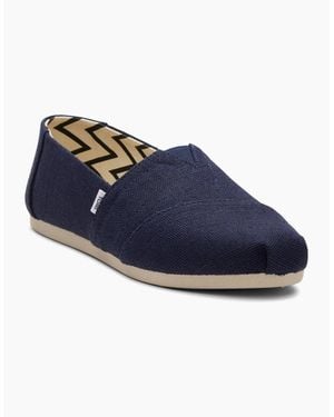 TOMS Alpargata Classic Cotton Espadrilles - Blue
