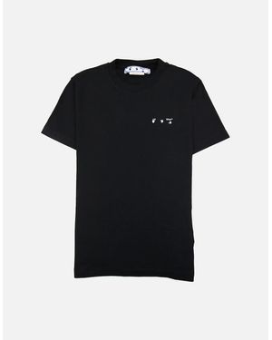 Off-White c/o Virgil Abloh Off Caravage Paint Slim S/S T Shirt - Black