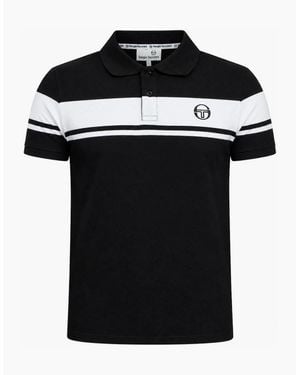 Sergio Tacchini Young Line Polo Shirt - Black