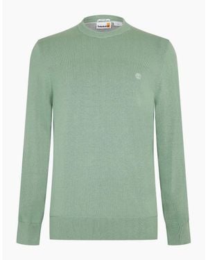 Timberland Williams Crew Neck Long Sleeve Jumper - Green