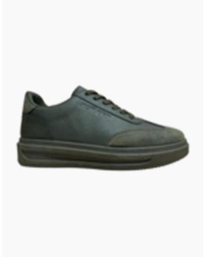Original Penguin Round Toe Flat Heel Trainers - Green
