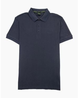 BOSS Paddy Embroidered Logo Polo 4112 - Blue