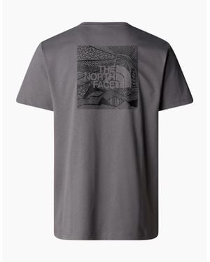 The North Face T Shirts Box Nse Celebration Crew Neck Graphic Print Summer Tee - Black