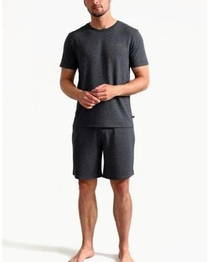 Ted Baker Luxe Modal Lounge Jogging Shorts, Heather - Blue