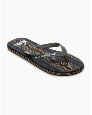 Quiksilver Molokai Art Flip Flops - Black