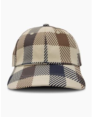 Aquascutum Macro Iconic Baseball Cap 30 - Natural
