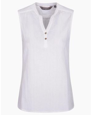 Mountain Warehouse Ladies Petra Sleeveless Shirt - White