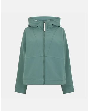 Craghoppers Tyra Hooded Ribbed Cuff Fleece Jacket - Green