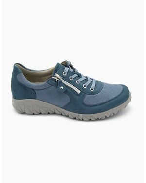 Waldläufer Havy H89001 Ladies Casual Shoe - Blue