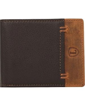 Lakeland Leather Stitch Bi Fold Wallet - Black