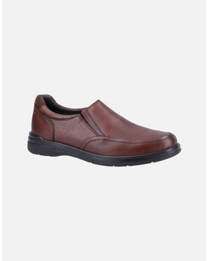 Hush Puppies Matthew Leather Shoes - Purple