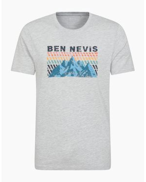 Mountain Warehouse Ben Nevis Graphic T-Shirt - Grey
