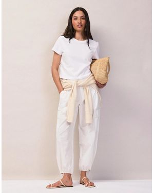 Ro&zo Cotton Drawstring Cuff Trousers - Pink
