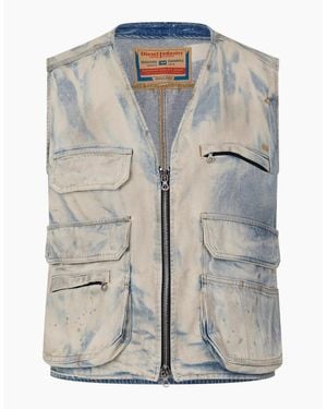 DIESEL D Samp S Giacca Gilet - Grey