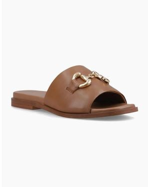 Hush Puppies Lana Mules - Brown