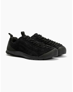 Keen Jasper Suede Hairy Trainers - Black