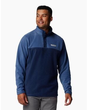 Columbia Steens Mountain Half Snap Ii Fleece Jacket - Blue