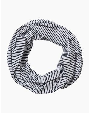 Craghoppers Adult Infinity Ii Striped Nosilife Scarf - White
