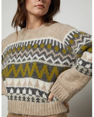Velvet By Graham & Spencer Regular Fit Crew Neck Long Sleeve Jumper - Grey