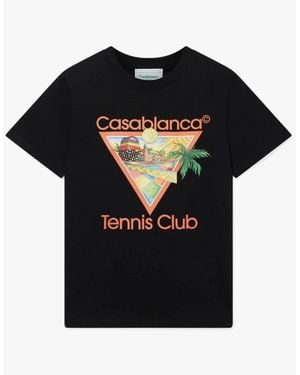 CASABLANCA Afro Cubism Tee - Black