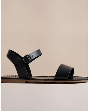 Hudson Jeans Rosemary Leather Sandal - Black