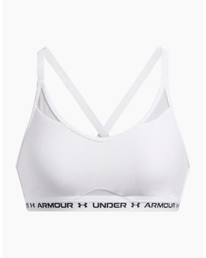 Under Armour Cross Back Sports Bra - White