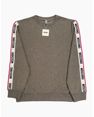 Moschino Tape Sweatshirt Dark - Brown