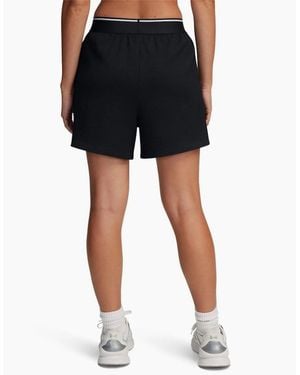 Under Armour Meridian Ribbed Bermuda Shorts - Black