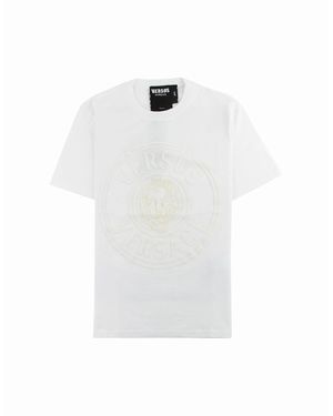 Versus Versace Versus Slim Fit Lion T-Shirt - White