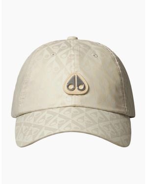 Moose Knuckles Crescent Logo Cap Mono 1705 Alabaster - Natural