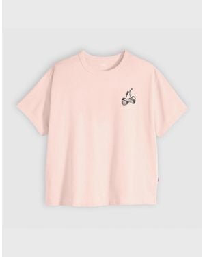 Levi's Levi's Vintage Text Graphic Crew Neck Short Sleeve T-Shirt - Pink