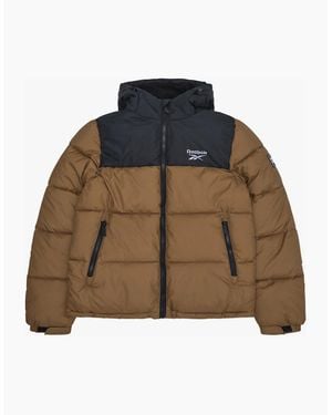 Reebok Rb1569 Puffer Jacket - Brown
