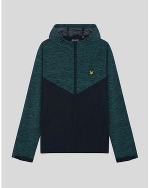 Lyle & Scott Sports Panelled Hooded Jacket - Blue