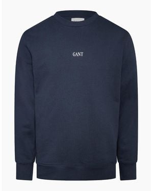 GANT S Graph Crewneck - Blue