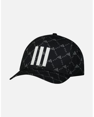 adidas Tour 3 Stripe Cap - Black