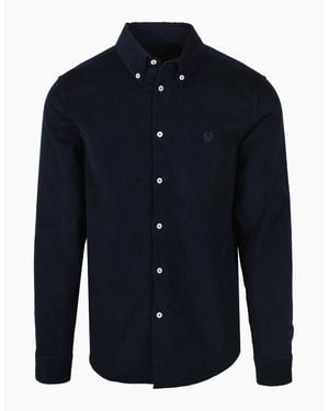 Belstaff Street Corduroy Shirt Dark Ink - Blue