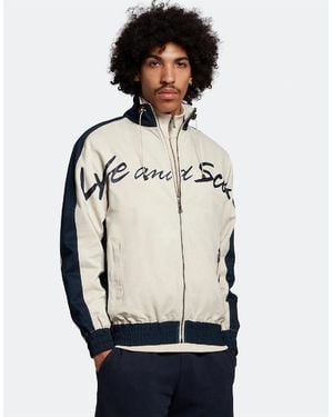 Lyle & Scott Panelled Sport Jacket - White
