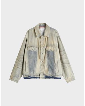 Acne Studios Robert U Carver Denim Jacket Light - White