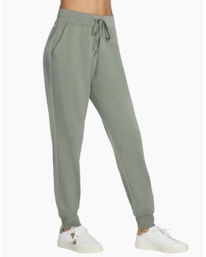 Skechers Skechluxe Elevate Taupe Joggers - Green