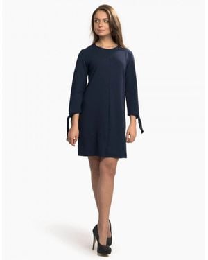 Great Plains Great Plains Tania Tie Jersey Shift Dress - Blue